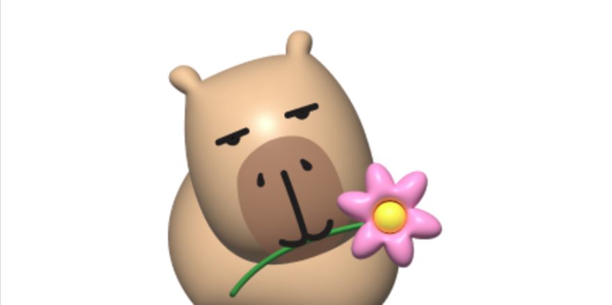 카피바라꽃 짤